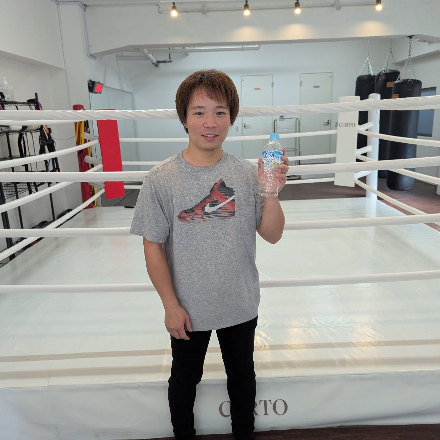 早朝のパーソナルトレーニングに来てくれた片山さん