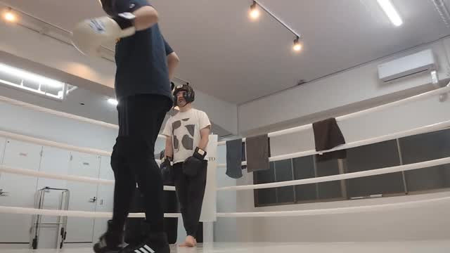 久しぶりのヘッドギア💧